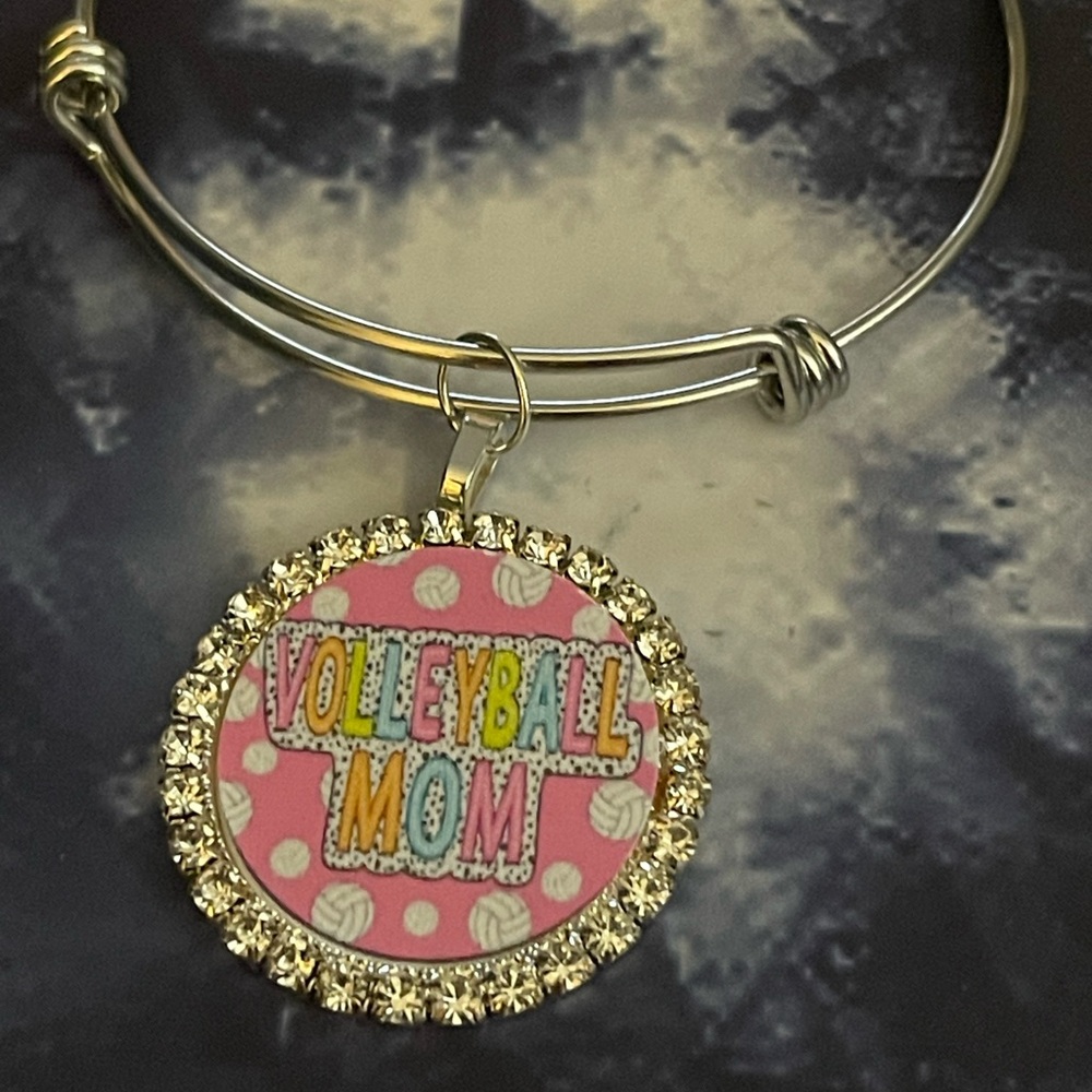 Volleyball mom bracelet